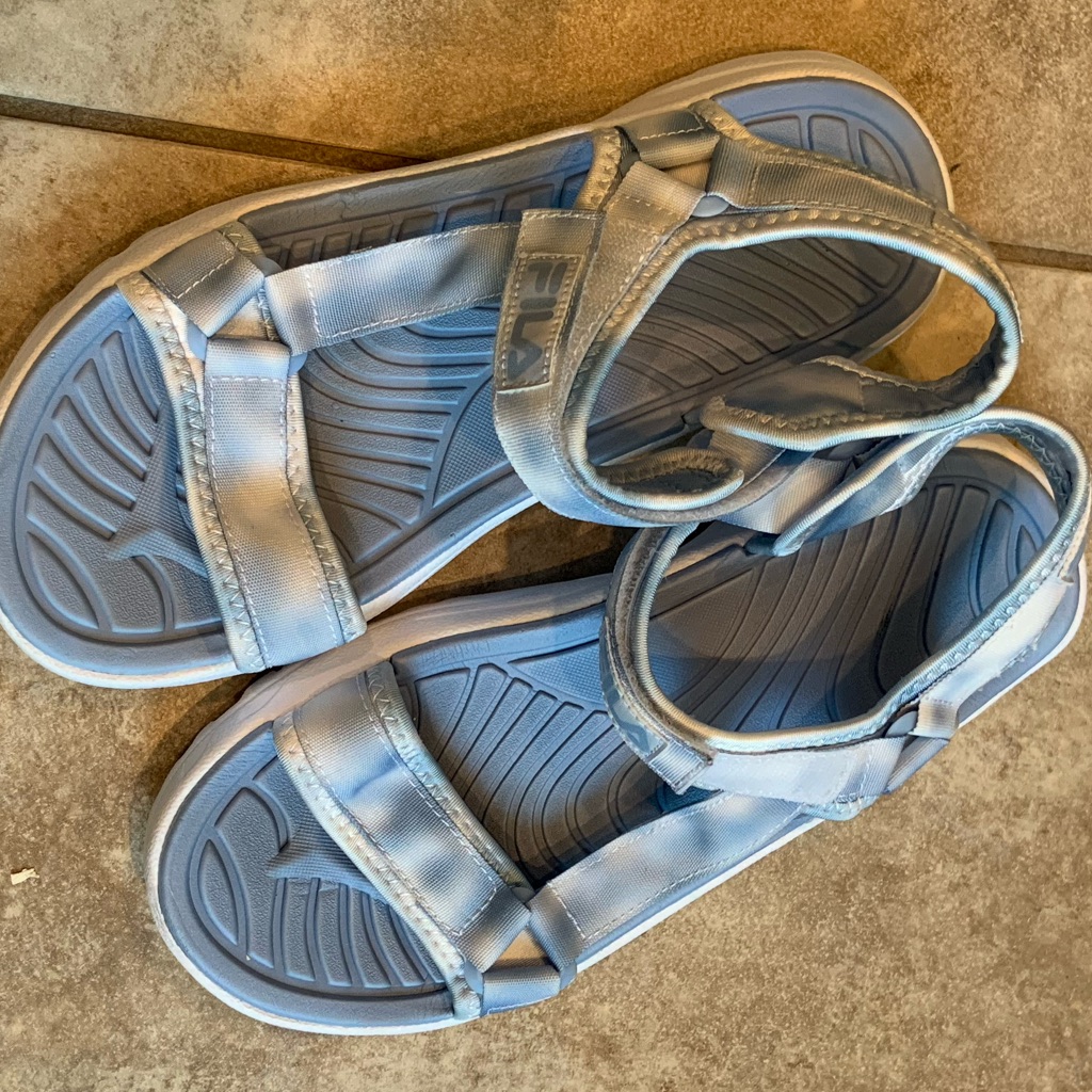 Fila Tie Dye Velcro Strap Sandals Super Comfy